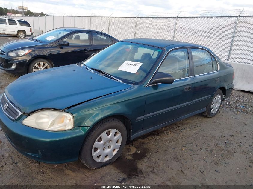 2000 Honda Civic Lx VIN: JHMEJ667XYS012312 Lot: 43985487