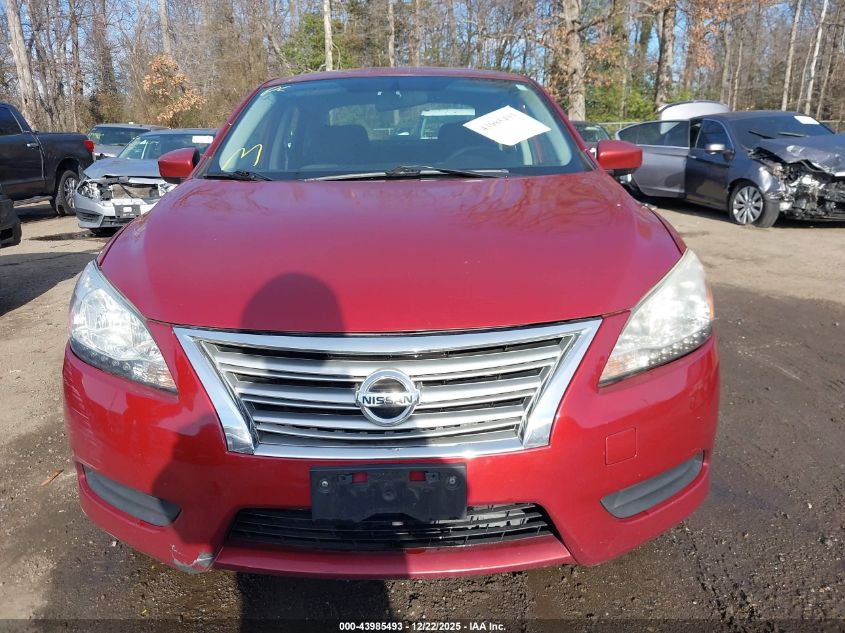 2015 Nissan Sentra Fe+ S/S/Sl/Sr/Sv VIN: 3N1AB7AP2FL663149 Lot: 43985493