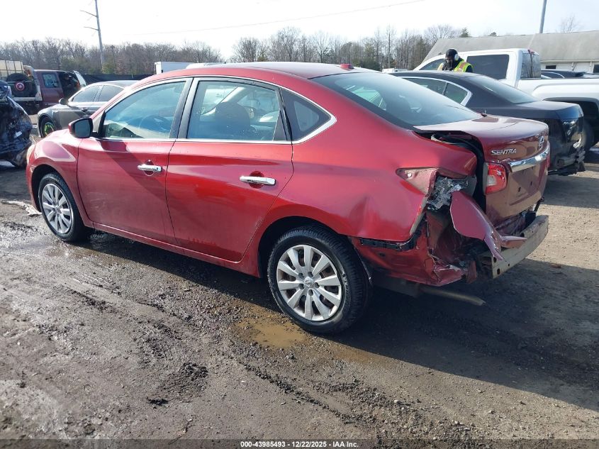 2015 Nissan Sentra Fe+ S/S/Sl/Sr/Sv VIN: 3N1AB7AP2FL663149 Lot: 43985493