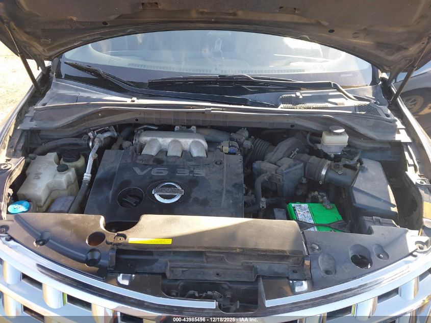 2005 Nissan Murano Sl VIN: JN8AZ08W55W407341 Lot: 43985496