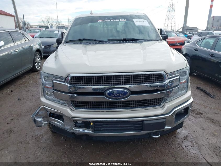 2018 Ford F-150 King Ranch VIN: 1FTEW1E54JFA60280 Lot: 43985507