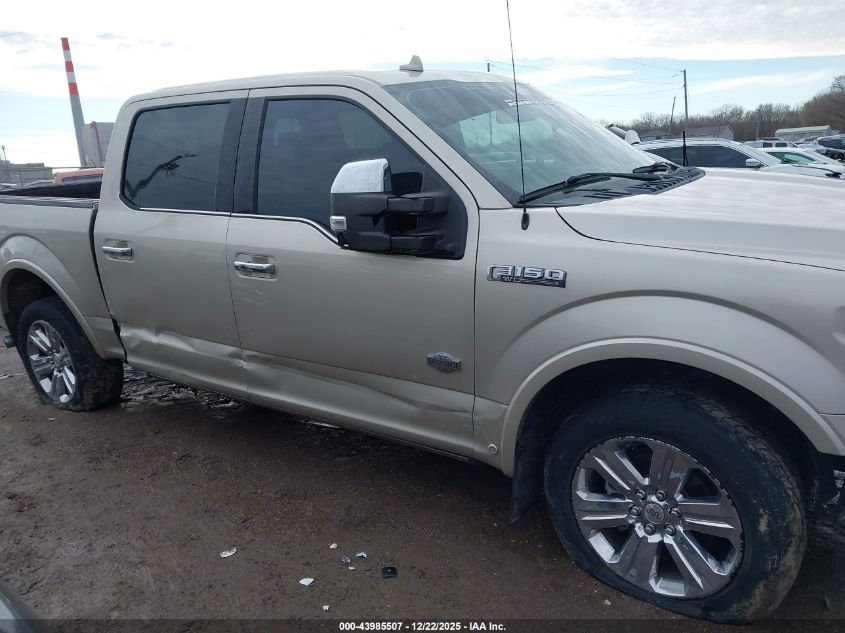 2018 Ford F-150 King Ranch VIN: 1FTEW1E54JFA60280 Lot: 43985507