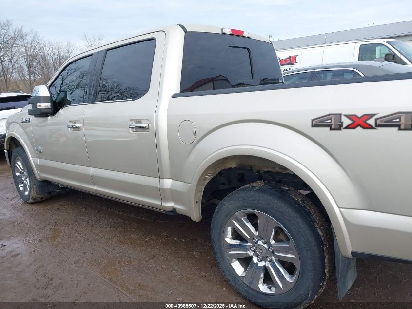 2018 Ford F-150 King Ranch VIN: 1FTEW1E54JFA60280 Lot: 43985507