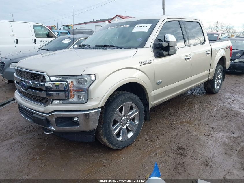 2018 Ford F-150 King Ranch VIN: 1FTEW1E54JFA60280 Lot: 43985507