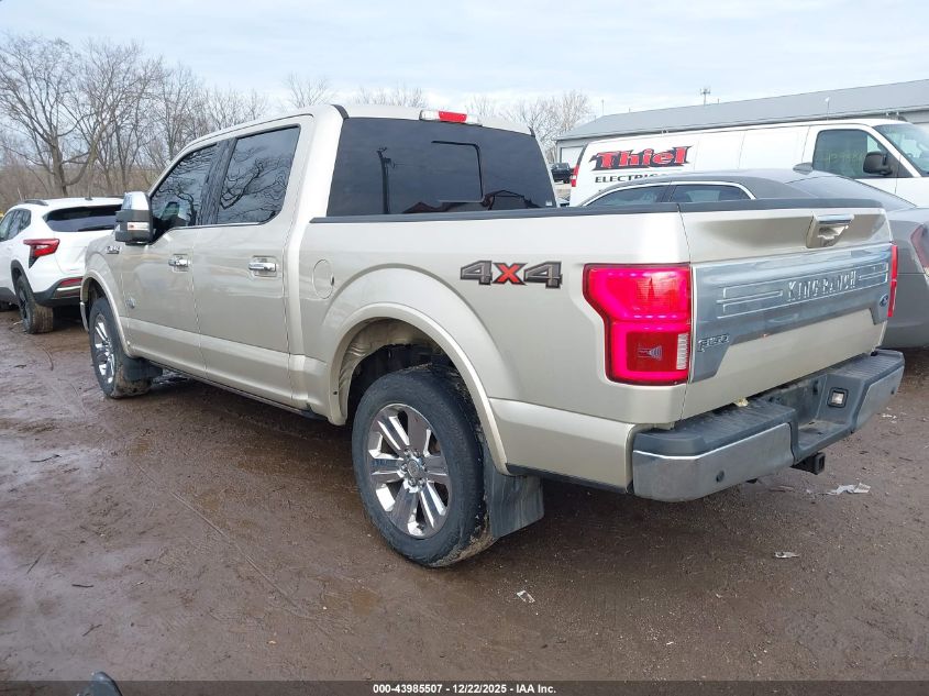 2018 Ford F-150 King Ranch VIN: 1FTEW1E54JFA60280 Lot: 43985507