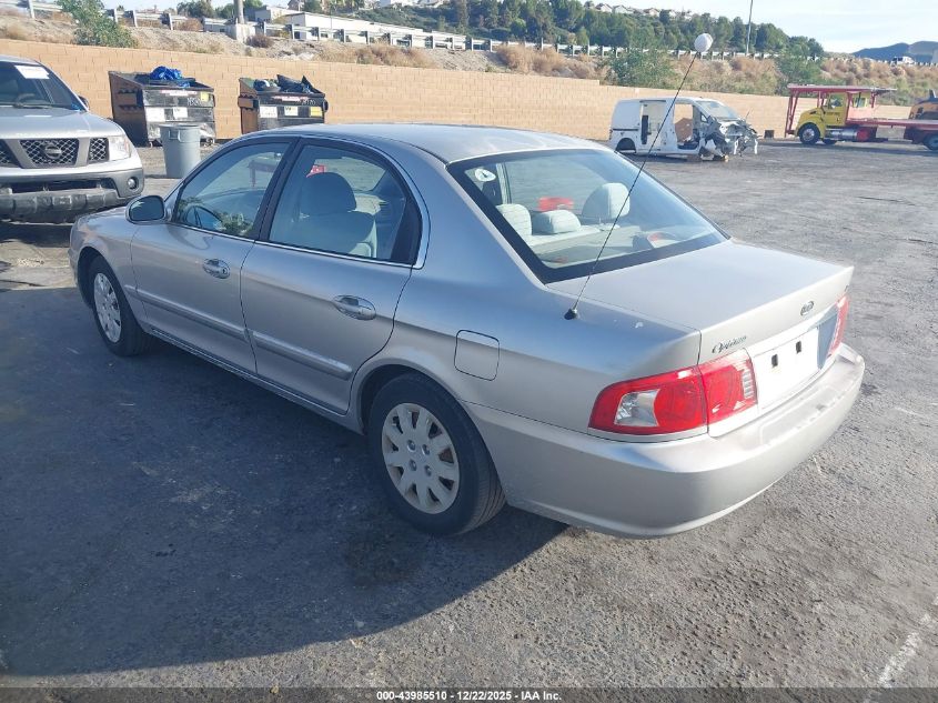 2005 Kia Optima Ex/Lx VIN: KNAGD126755426382 Lot: 43985510