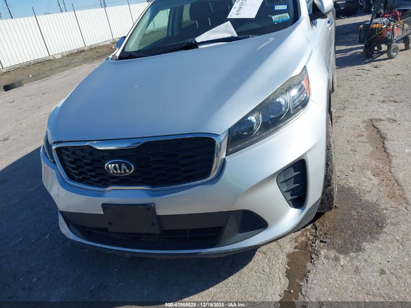 2019 Kia Sorento 2.4L Lx VIN: 5XYPG4A35KG546817 Lot: 43985528