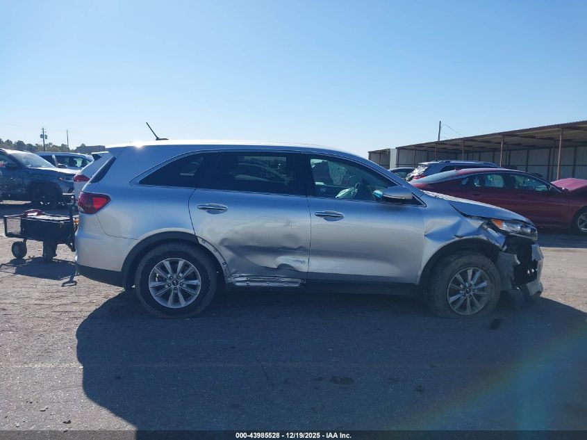 2019 Kia Sorento 2.4L Lx VIN: 5XYPG4A35KG546817 Lot: 43985528