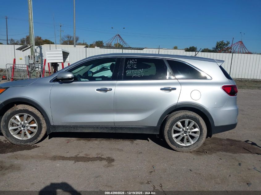 2019 Kia Sorento 2.4L Lx VIN: 5XYPG4A35KG546817 Lot: 43985528