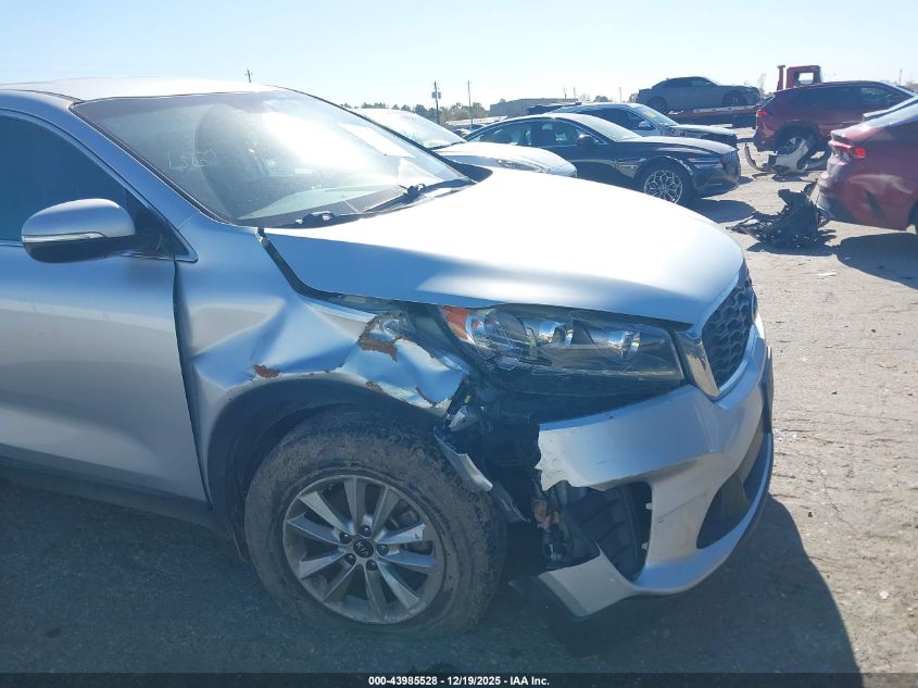 2019 Kia Sorento 2.4L Lx VIN: 5XYPG4A35KG546817 Lot: 43985528