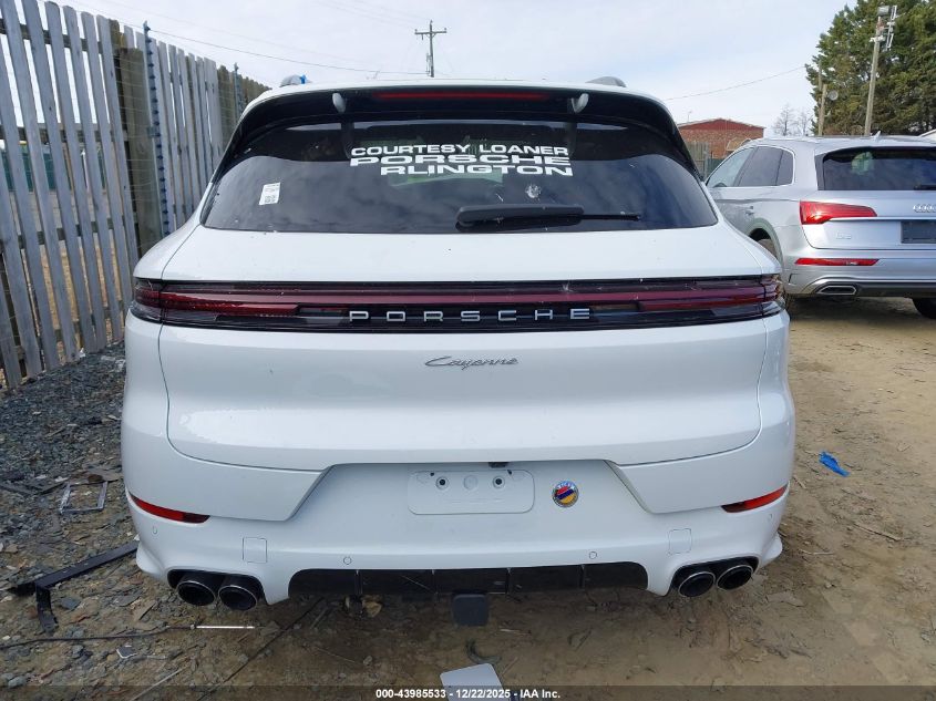 2025 Porsche Cayenne VIN: WP1AA2AY0SDA04240 Lot: 43985533