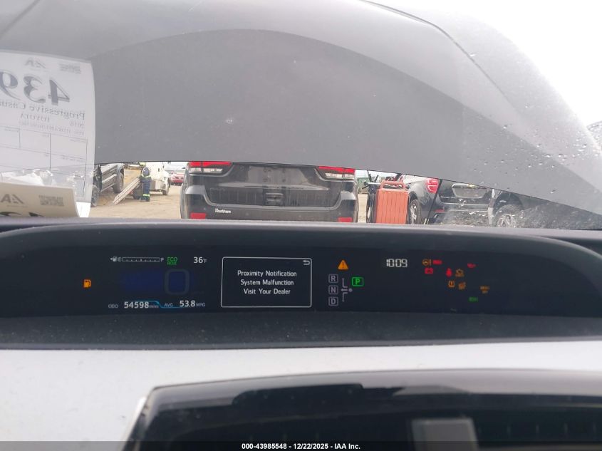 2016 Toyota Prius Four VIN: JTDKARFU3G3017467 Lot: 43985548