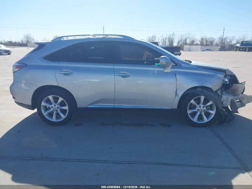 2010 Lexus Rx 350 VIN: 2T2ZK1BA0AC011001 Lot: 43985564