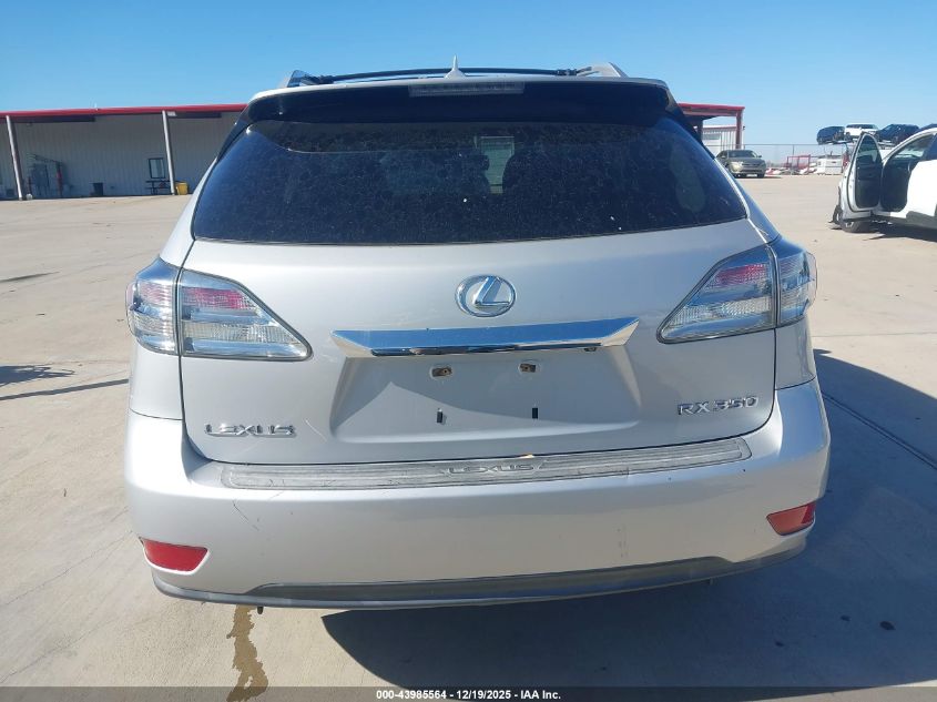 2010 Lexus Rx 350 VIN: 2T2ZK1BA0AC011001 Lot: 43985564