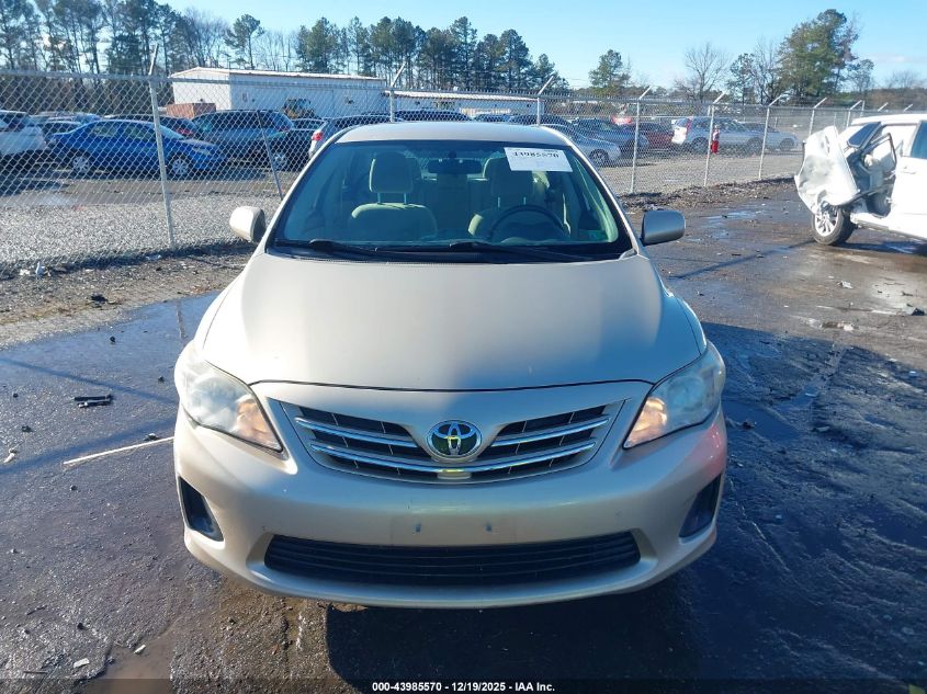 2013 Toyota Corolla Le VIN: 2T1BU4EE2DC020836 Lot: 43985570