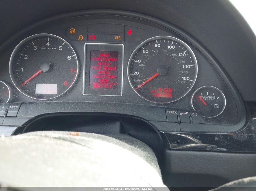 2007 Audi A4 2.0T VIN: WAUBF78E57A041306 Lot: 43985584