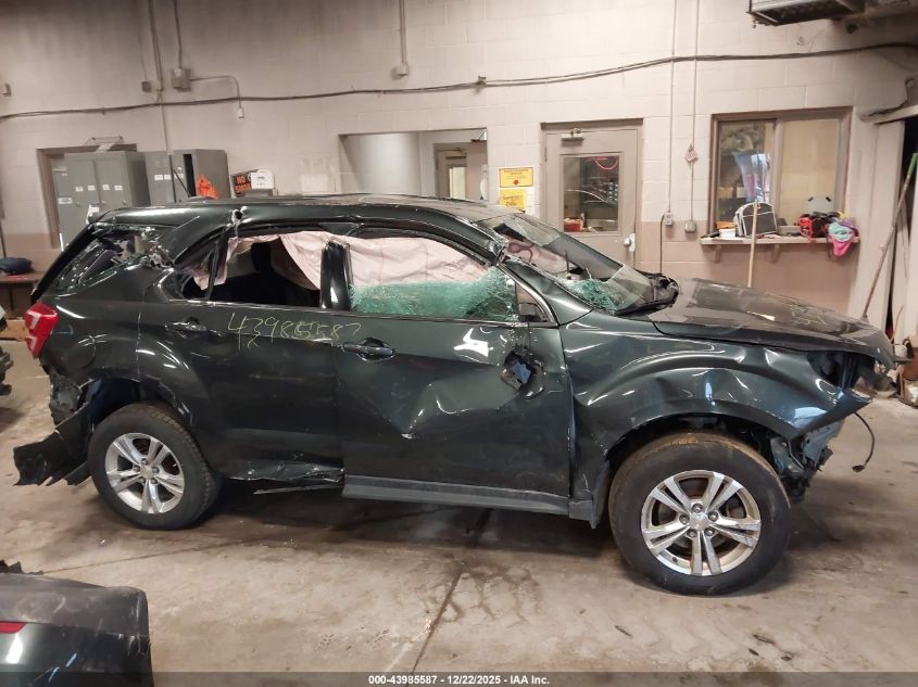2017 Chevrolet Equinox Ls VIN: 2GNALBEK1H1519695 Lot: 43985587