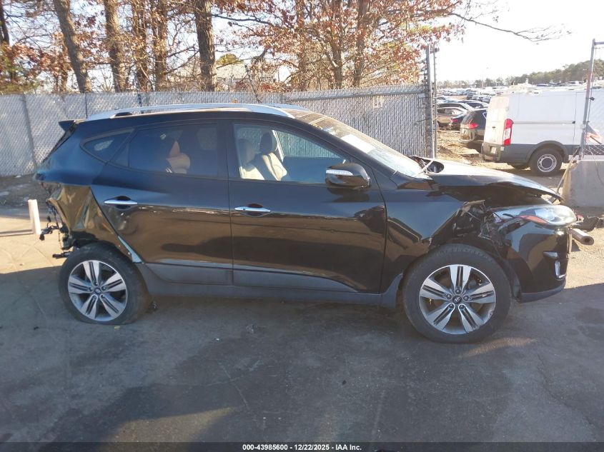 2015 Hyundai Tucson Limited VIN: KM8JU3AG2FU102449 Lot: 43985600