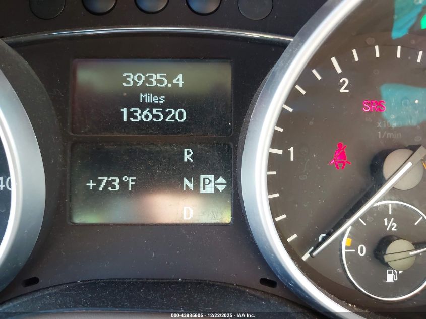 2011 Mercedes-Benz Ml 350 Bluetec 4Matic VIN: 4JGBB2FB6BA731189 Lot: 43985605