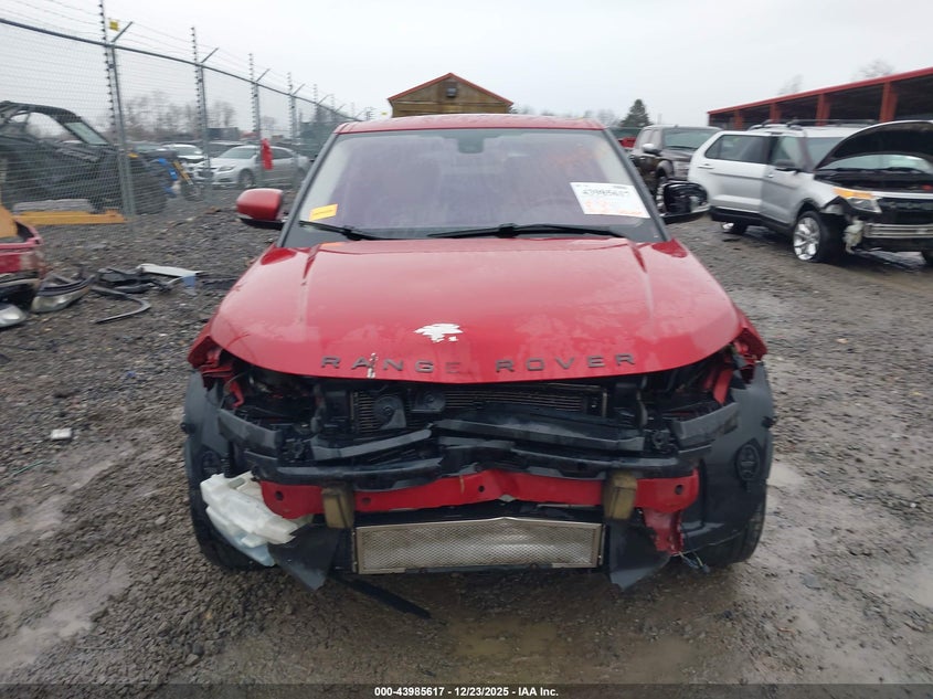 2013 Land Rover Range Rover Evoque Pure VIN: SALVP2BG3DH710422 Lot: 43985617