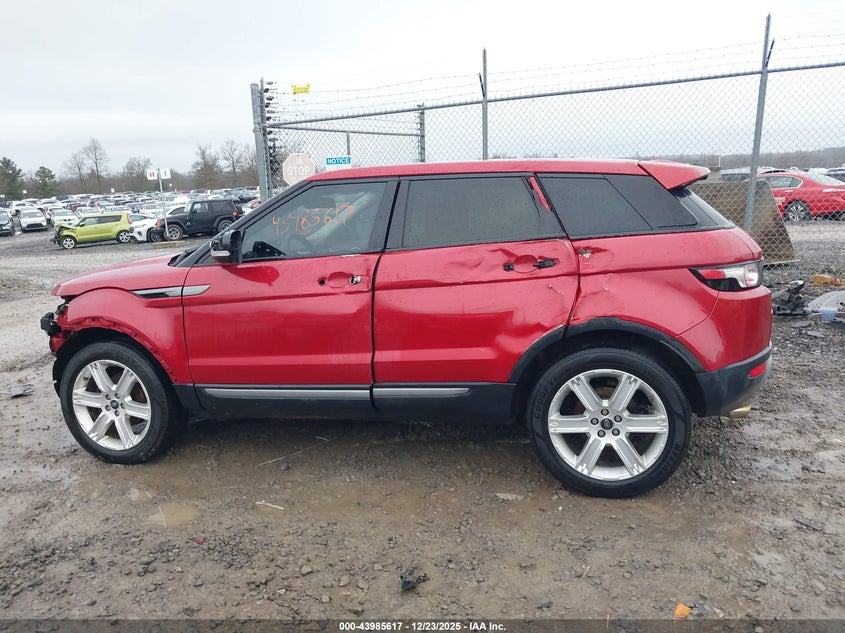 2013 Land Rover Range Rover Evoque Pure VIN: SALVP2BG3DH710422 Lot: 43985617