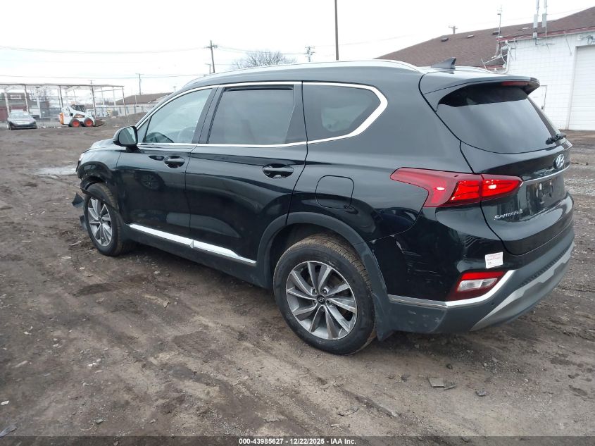 2020 Hyundai Santa Fe Sel VIN: 5NMS3CAD5LH278495 Lot: 43985627