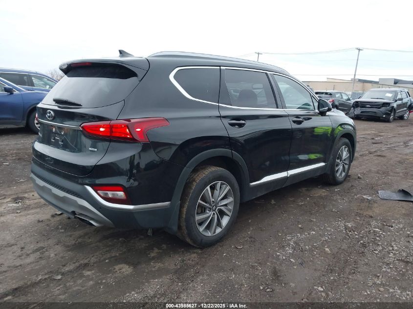 2020 Hyundai Santa Fe Sel VIN: 5NMS3CAD5LH278495 Lot: 43985627