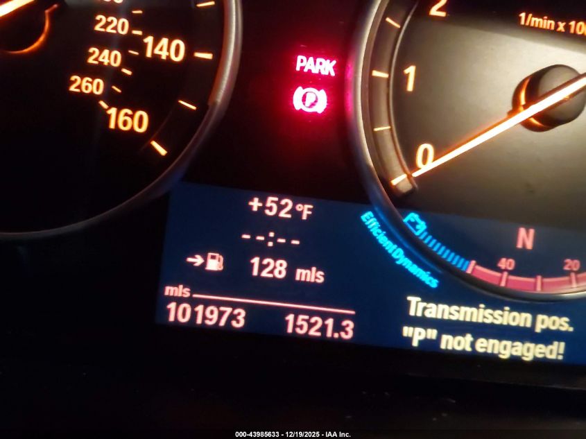 2012 BMW 528I xDrive VIN: WBAXH5C54CDW08092 Lot: 43985633