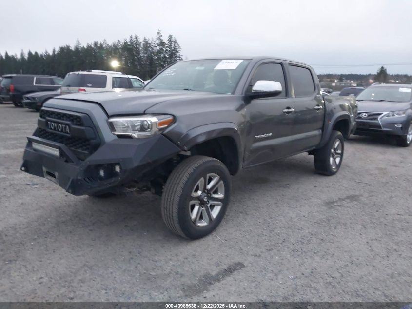 2017 Toyota Tacoma Limited VIN: 3TMGZ5AN2HM106132 Lot: 43985638