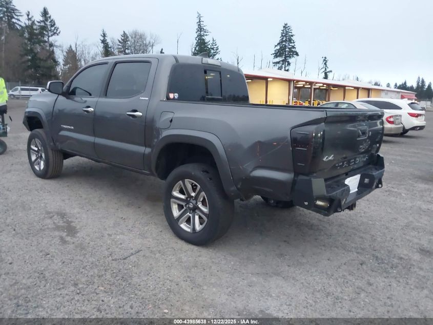 2017 Toyota Tacoma Limited VIN: 3TMGZ5AN2HM106132 Lot: 43985638