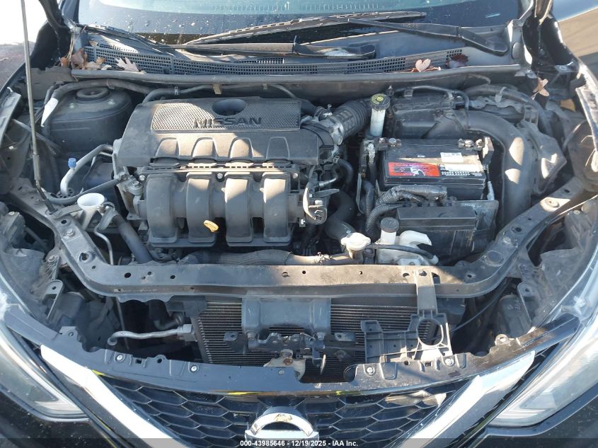 2017 Nissan Sentra Sv VIN: 3N1AB7AP4HY308618 Lot: 43985646