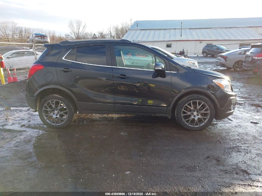 2016 Buick Encore Sport Touring VIN: KL4CJ1SM9GB580700 Lot: 43985666