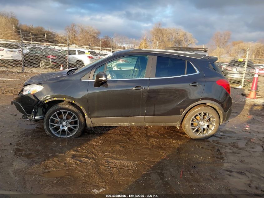 2016 Buick Encore Sport Touring VIN: KL4CJ1SM9GB580700 Lot: 43985666