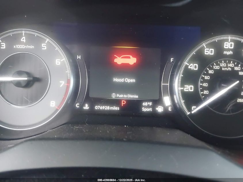 2019 Acura Rdx Standard VIN: 5J8TC1H36KL022323 Lot: 43985684