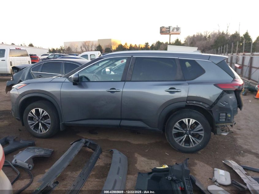 2023 Nissan Rogue Sv Fwd VIN: JN8BT3BA6PW419201 Lot: 43985689
