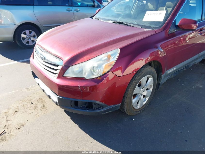 2011 Subaru Outback 2.5I Premium VIN: 4S4BRCCC5B3406116 Lot: 43985695