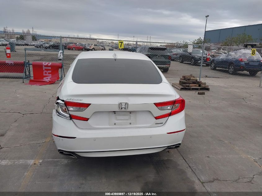 2018 Honda Accord Touring VIN: 1HGCV1F96JA057942 Lot: 43985697