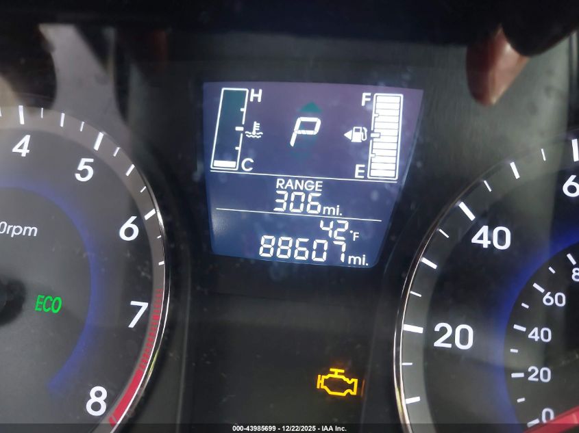 2017 Hyundai Accent Se VIN: KMHCT5AE6HU313842 Lot: 43985699