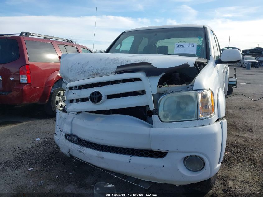 2005 Toyota Tundra Limited V8 VIN: 5TBDT481X5S479909 Lot: 43985704