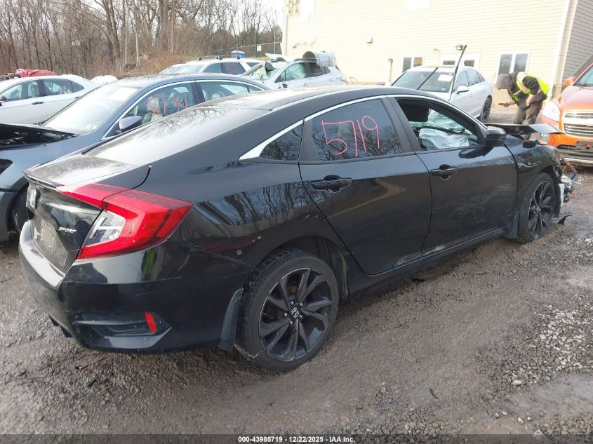 2020 Honda Civic Sport VIN: 19XFC2F89LE208416 Lot: 43985719