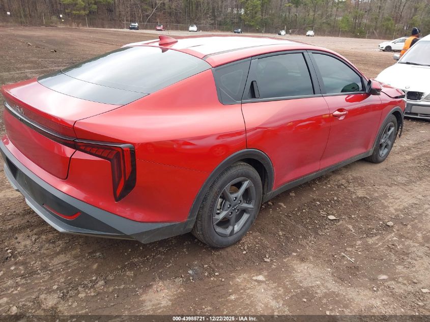2025 Kia K4 Lxs VIN: 3KPFT4DE5SE154857 Lot: 43985721