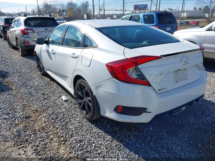 2019 Honda Civic Sport VIN: 19XFC2F82KE002529 Lot: 43985726