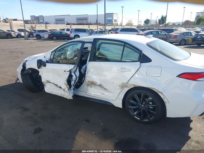 2025 Toyota Corolla Hybrid Se VIN: JTDBCMFE2S3105411 Lot: 43985732