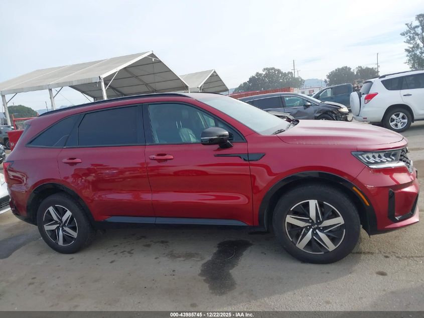 2021 Kia Sorento Ex VIN: 5XYRH4LF2MG020726 Lot: 43985745
