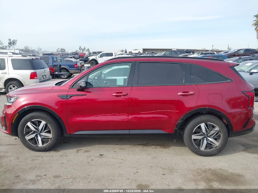 2021 Kia Sorento Ex VIN: 5XYRH4LF2MG020726 Lot: 43985745