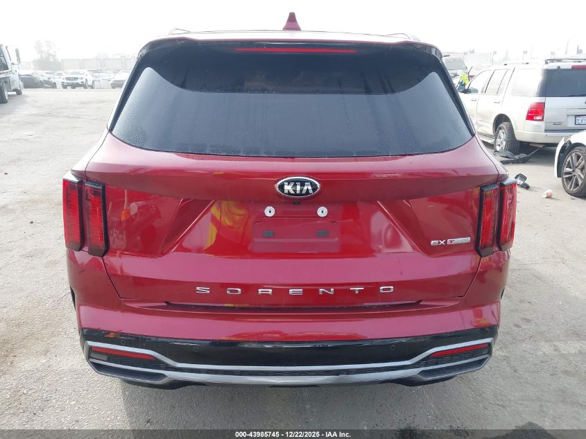 2021 Kia Sorento Ex VIN: 5XYRH4LF2MG020726 Lot: 43985745