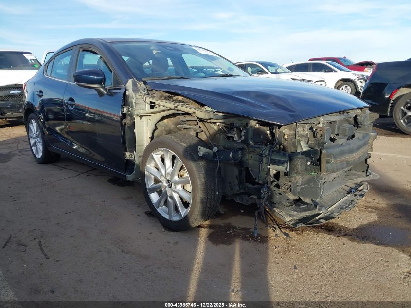 2017 Mazda Mazda3 Touring VIN: 3MZBN1V76HM100969 Lot: 43985746