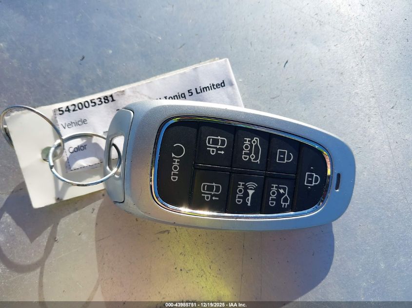 2023 Hyundai Ioniq 5 Limited VIN: KM8KR4AE9PU209297 Lot: 43985751