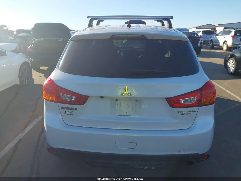 2014 Mitsubishi Outlander Sport Se VIN: 4A4AR4AU1EE019582 Lot: 43985765