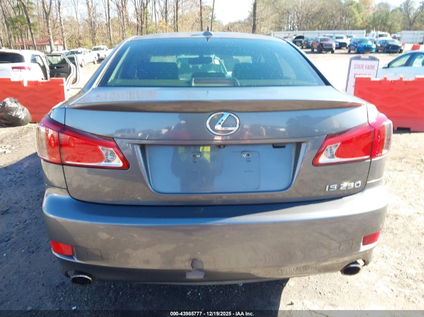 2013 Lexus Is 250 VIN: JTHBF5C22D5187525 Lot: 43985777